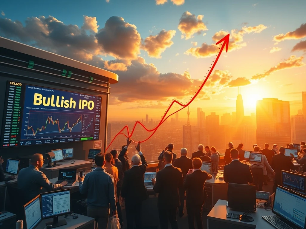 Bullish IPO: Digital asset exchange's successful public offering attracting investor interest.
