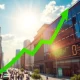 Graph showing strong Bullish stock performance, symbolizing a robust IPO market defying typical summer slowdowns.