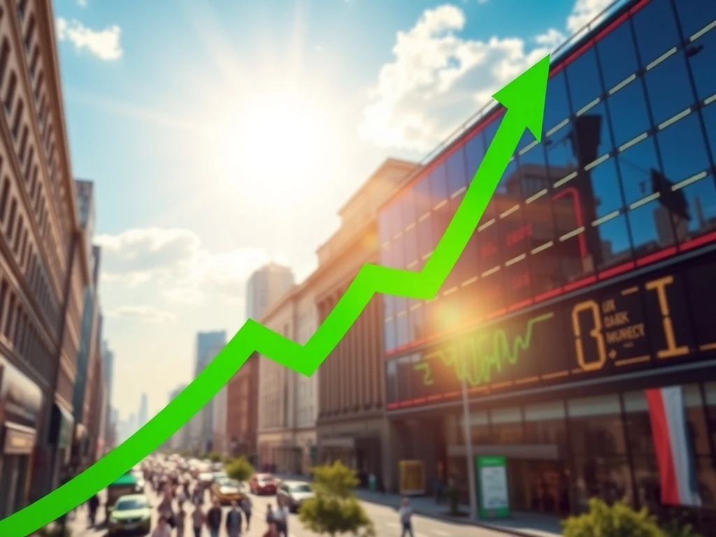 Graph showing strong Bullish stock performance, symbolizing a robust IPO market defying typical summer slowdowns.