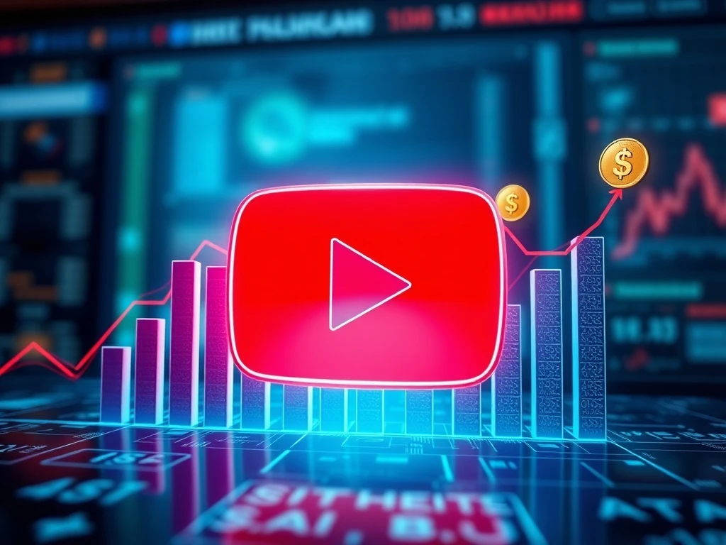 Visual representation of rapid channel growth and increasing engagement after you buy YouTube views.