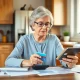 Senior woman strategically planning how to cancel credit cards without credit score damage
