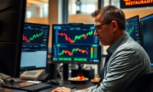 A veteran trader meticulously reviews Cava Group earnings data, highlighting critical financial trends and their potential market impact.