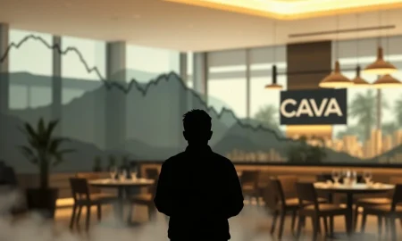 Cava stock plunges as sales outlook dims, reflecting consumer uncertainty in a challenging market.