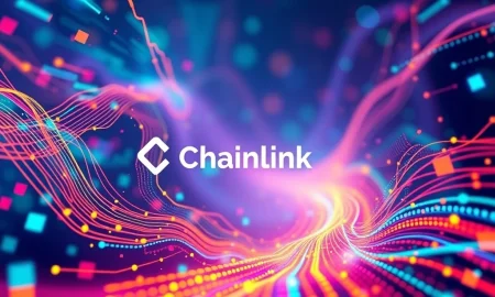 A visual representation of Chainlink's significant price surge, with charts and upward arrows, highlighting the renewed investor interest in Chainlink.