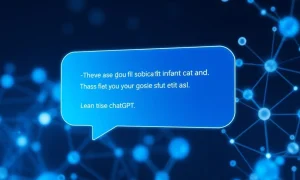 ChatGPT AI chatbot interface showing intelligent conversation and advanced features