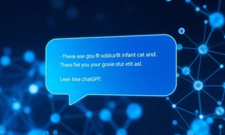 ChatGPT AI chatbot interface showing intelligent conversation and advanced features