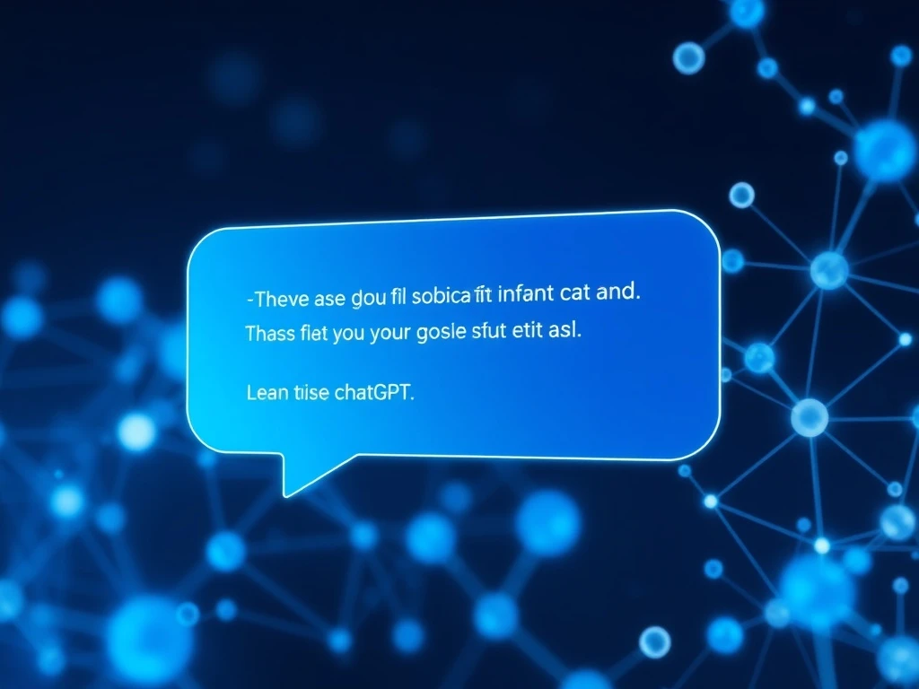 ChatGPT AI chatbot interface showing intelligent conversation and advanced features