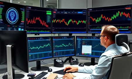 AI tools analyzing cryptocurrency market sentiment for traders