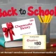 A Cheesecake Factory gift card with a bonus dining credit, highlighting the exclusive Cheesecake Rewards offer.