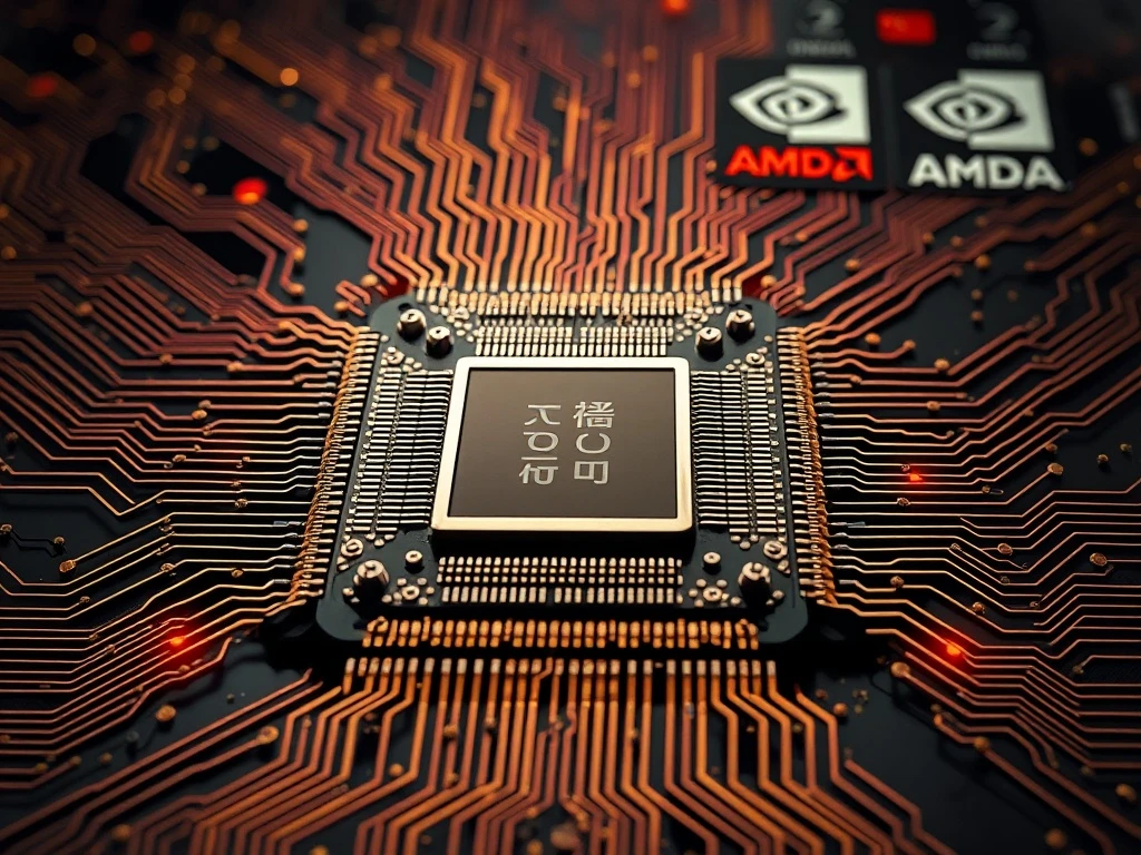 Depicts China's determined pursuit of **China chip independence**, showcasing advanced semiconductor technology and national self-reliance in the global tech landscape.