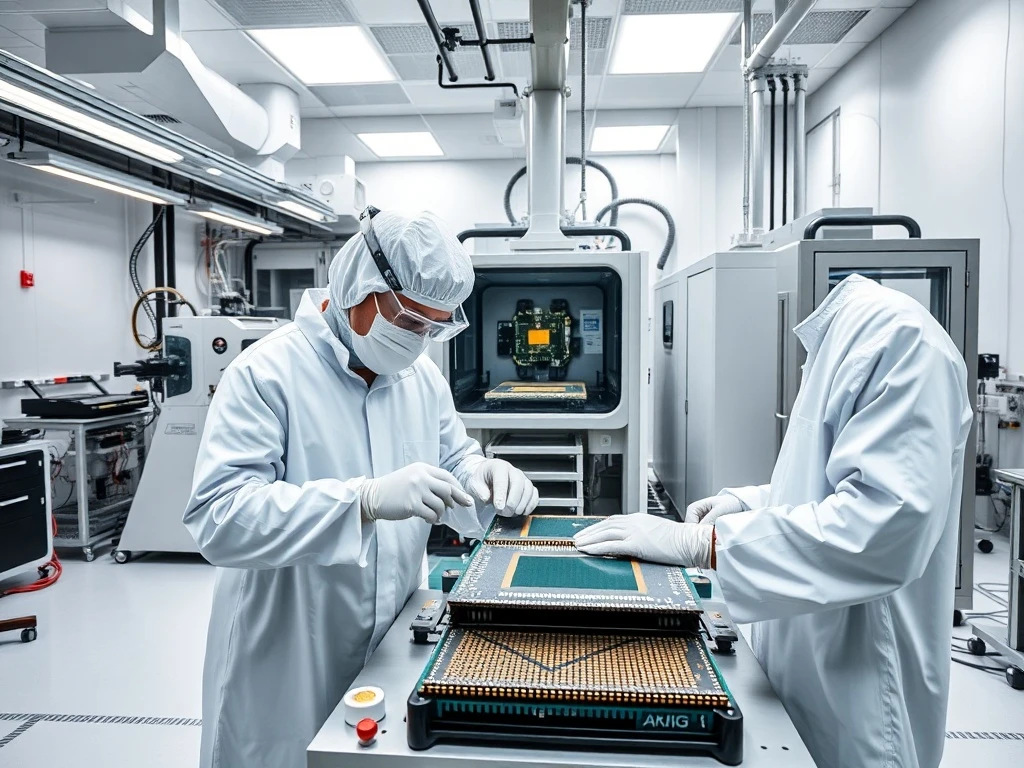 Advanced chip stock manufacturing process outperforming competitors in semiconductor technology