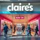 Claire's second chance store revival with customers shopping accessories