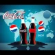 A visual representation of Coca-Cola's strategic Coca-Cola victory in the beverage market, showing market dominance.