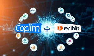 Coinbase's strategic Coinbase acquisition of Deribit, symbolizing significant expansion and diversification within the cryptocurrency market.