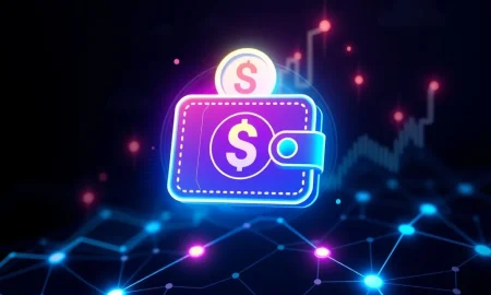 A visual representation of Cold Wallet's secure digital platform, showcasing its cashback utility and significant growth potential for investors.