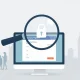 A digital illustration depicting the process of Companies House identity verification, highlighting increased security and transparency in UK business. It shows a secure online portal and a lock icon.