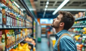 Consumer confidence report showing economic uncertainty and inflation impact on household spending