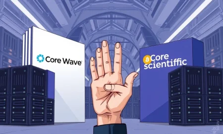 Two Seas Capital blocking the Core Scientific buyout offer from CoreWeave, illustrating a financial disagreement over company valuation.