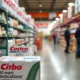 A pharmacy aisle at Costco, representing the company's significant common drug decision impacting retail medication availability.
