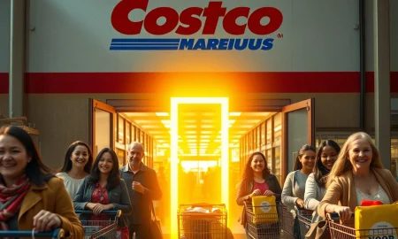 A person holding a Costco membership card, symbolizing the enhanced Costco member perks and new savings opportunities.