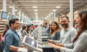Costco technology upgrade improving checkout efficiency and customer satisfaction