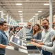 Costco technology upgrade improving checkout efficiency and customer satisfaction