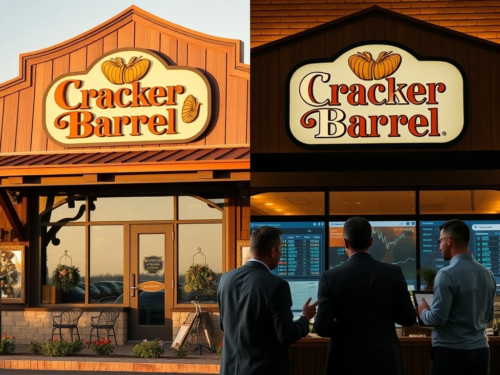 Cracker Barrel logo redesign reversal and stock market rally analysis