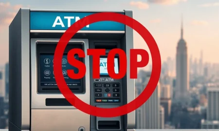 A visual representation of increasing regulations on crypto ATM machines, symbolizing the critical clampdown across the US.