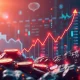 A visual representation of the booming crypto market, highlighting successful Crypto IPOs and strong investor demand.