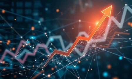 A visual representation of a complex crypto market-making strategy, illustrating the rapid growth from a small investment to a significant profit.
