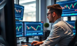 Professional crypto market tracking through video analysis on multiple monitors