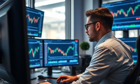 Professional crypto market tracking through video analysis on multiple monitors