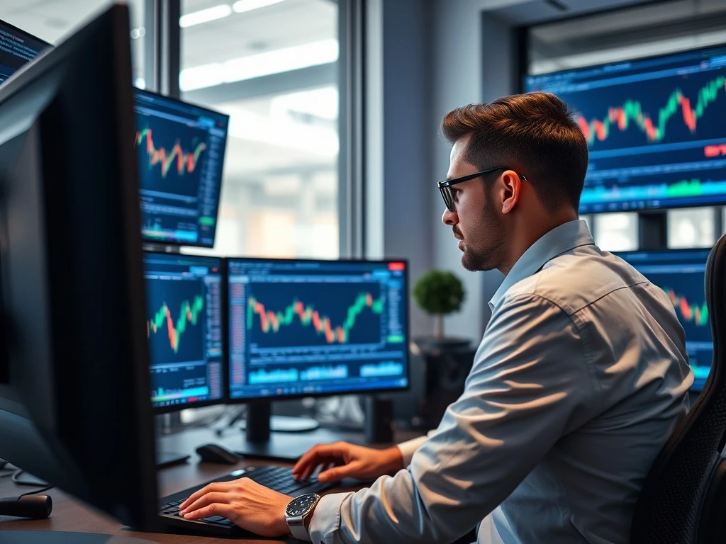 Professional crypto market tracking through video analysis on multiple monitors