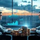 Executives strategizing over corporate crypto reserves, weighing financial growth against potential PR benefits and market volatility.