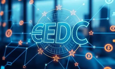 EU digital euro CBDC development using Ethereum and Solana blockchain networks in crypto today
