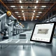 Robotic arms and a digital design interface illustrating the advanced technology behind DreamSofa's efficient custom sofa production.