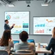 Executive leading customer experience transformation through data-driven workshop session