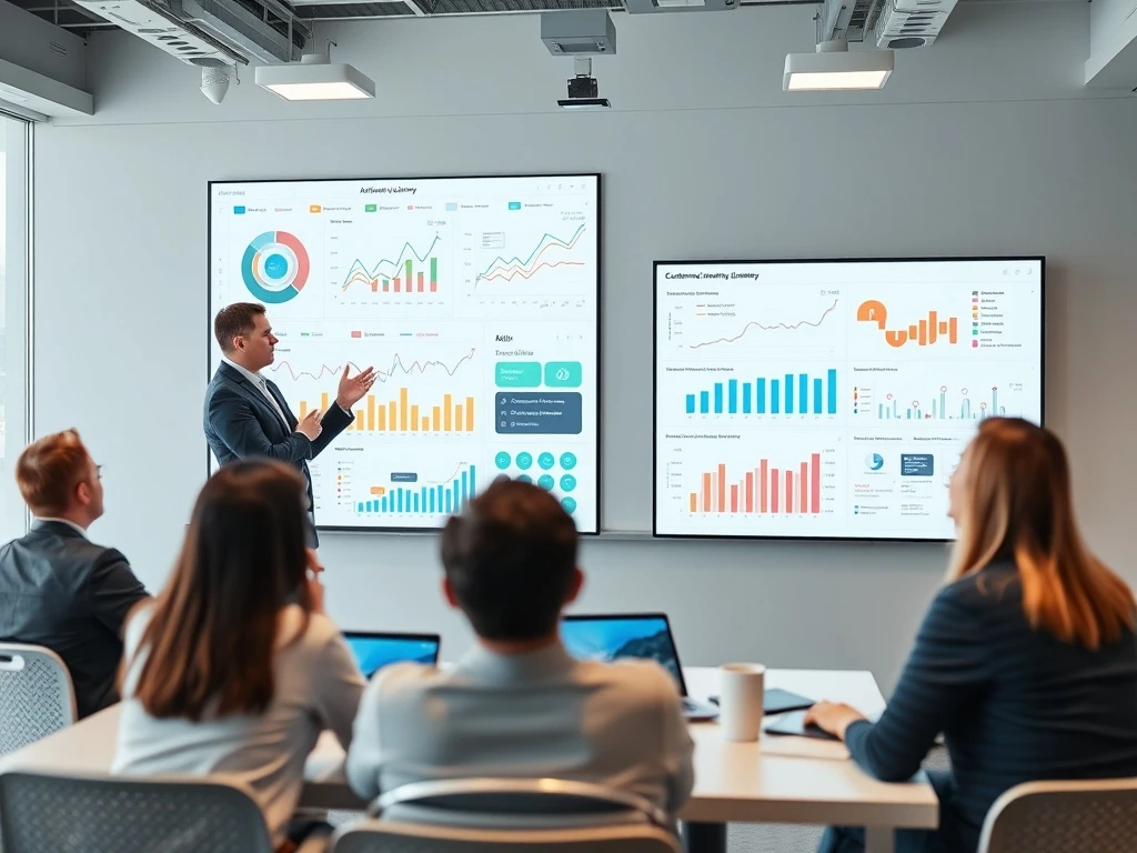 Executive leading customer experience transformation through data-driven workshop session