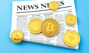 Daily crypto news update featuring major blockchain developments and market movements