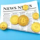 Daily crypto news update featuring major blockchain developments and market movements