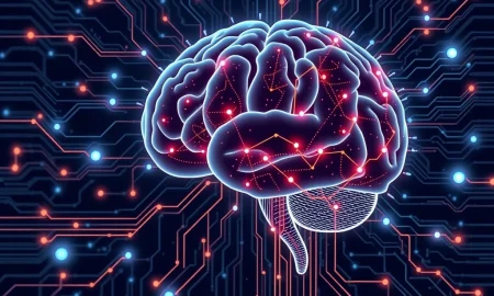 Data capture services feeding into large language model development with neural network visualization