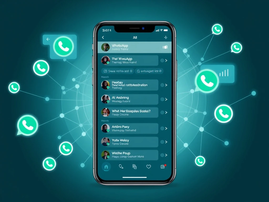 AI agent managing WhatsApp business conversations for sales professionals with intelligent automation