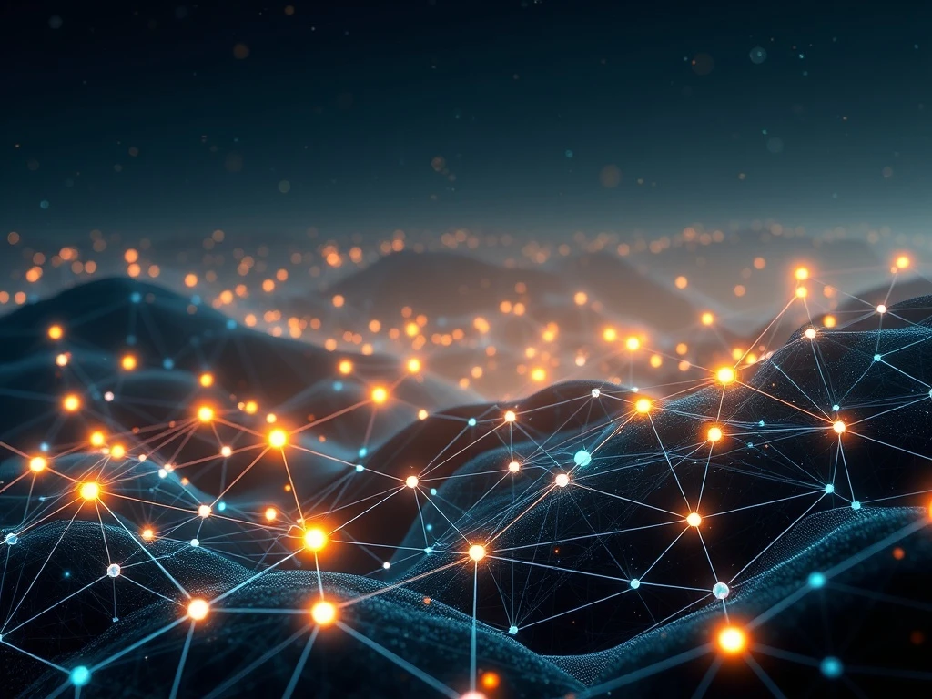 A digital representation of Decentralized Finance (DeFi) networks, illustrating interconnected opportunities in the blockchain ecosystem.