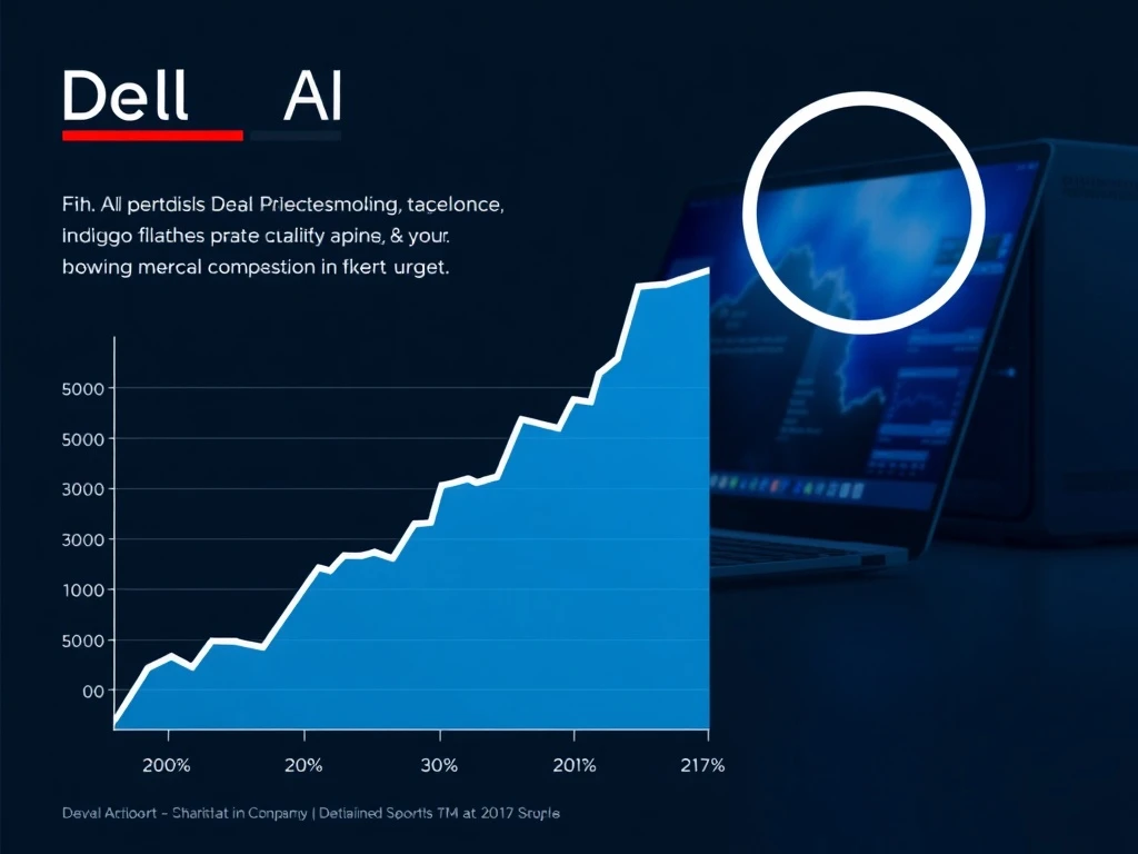 Dell stock performance analysis showing AI growth versus market decline trends