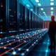 Visualizing DevOps automation streamlining workflows in a modern data center, enhancing operational efficiency.