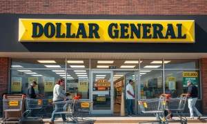 Dollar General stock performance showing strong growth in value retail sector