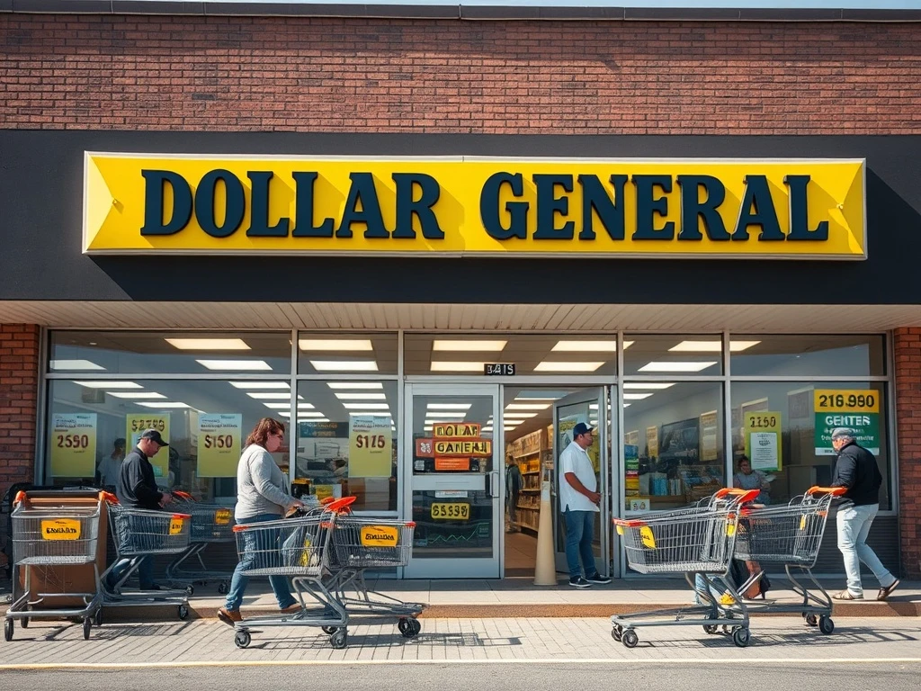 Dollar General stock performance showing strong growth in value retail sector