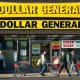 Dollar General value retail store facing economic challenges with shoppers seeking discounts