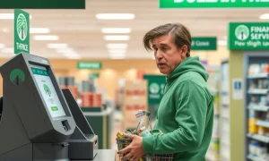 Dollar Tree perk service terminal at checkout causing customer financial strain
