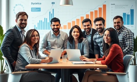 Dyslexic entrepreneurs collaborating in Virgin StartUp's Momentum accelerator program for business growth